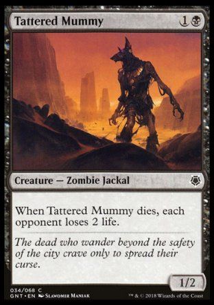 Tattered Mummy (Game Night) Trading Card