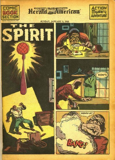 Spirit Section #1/3/1943 Comic