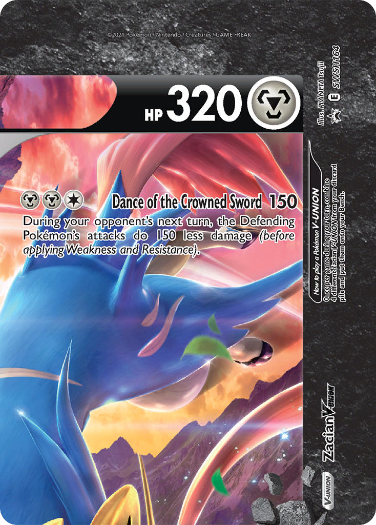 Zacian V-UNION (SWSH164) - SWSH Black Star Promos Pokémon Card