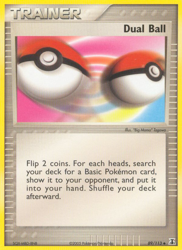 Dual Ball (Trainer: Item) (89/113) - Delta Species Pokémon Card