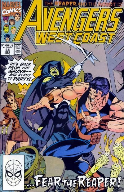 Avengers West Coast #65 Comic