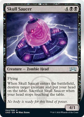 Skull Saucer (Unsanctioned) Trading Card