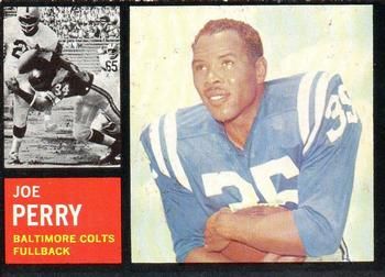 Joe Perry 1962 Topps #4 Sports Card
