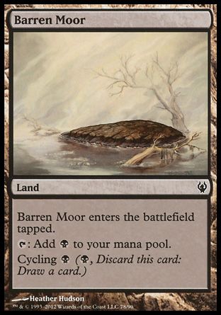 Barren Moor (Izzet vs. Golgari) Trading Card