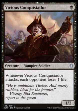 Vicious Conquistador (Ixalan) Trading Card