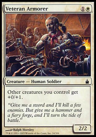 Veteran Armorer (Ravnica: City of Guilds) Trading Card