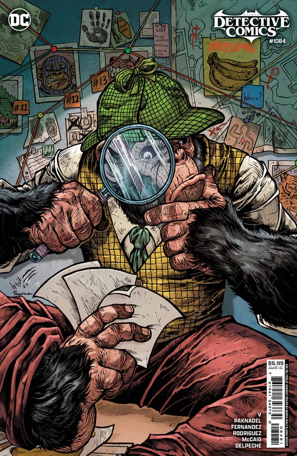 Detective Comics #1084 (Cvr E Maria Wolf April Fools Detective Chimp Card Stock Variant)