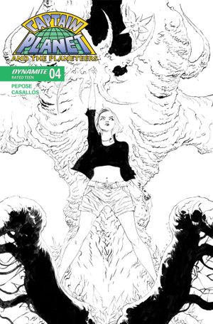 Captain Planet #4 (Cvr G Inc 1:10 Jae Lee Line Art Variant)