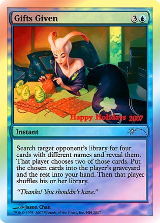 Gifts Given (Happy Holidays Promo) Trading Card
