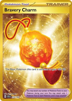 Bravery Charm (Trainer: Pokémon Tool) (175/142) - Stellar Crown