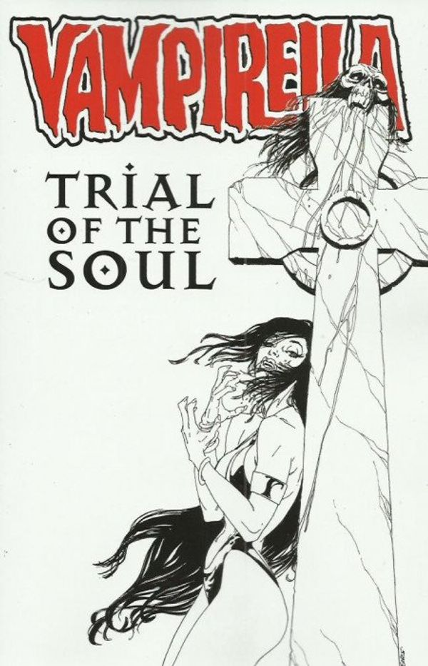 Vampirella: Trial of the Soul #1 (Sears Black & White Cover)