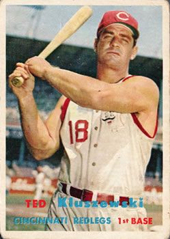 Ted Kluszewski 1957 Topps #165 Sports Card