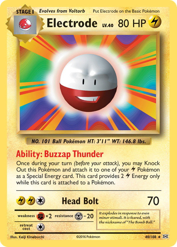 Electrode (40/108) - Evolutions