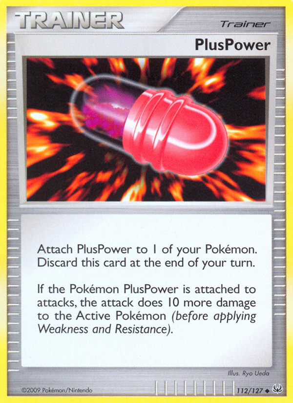 PlusPower (Trainer: Item) (112/127) - Platinum Pokémon Card