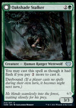 Oakshade Stalker (Innistrad: Crimson Vow) Trading Card