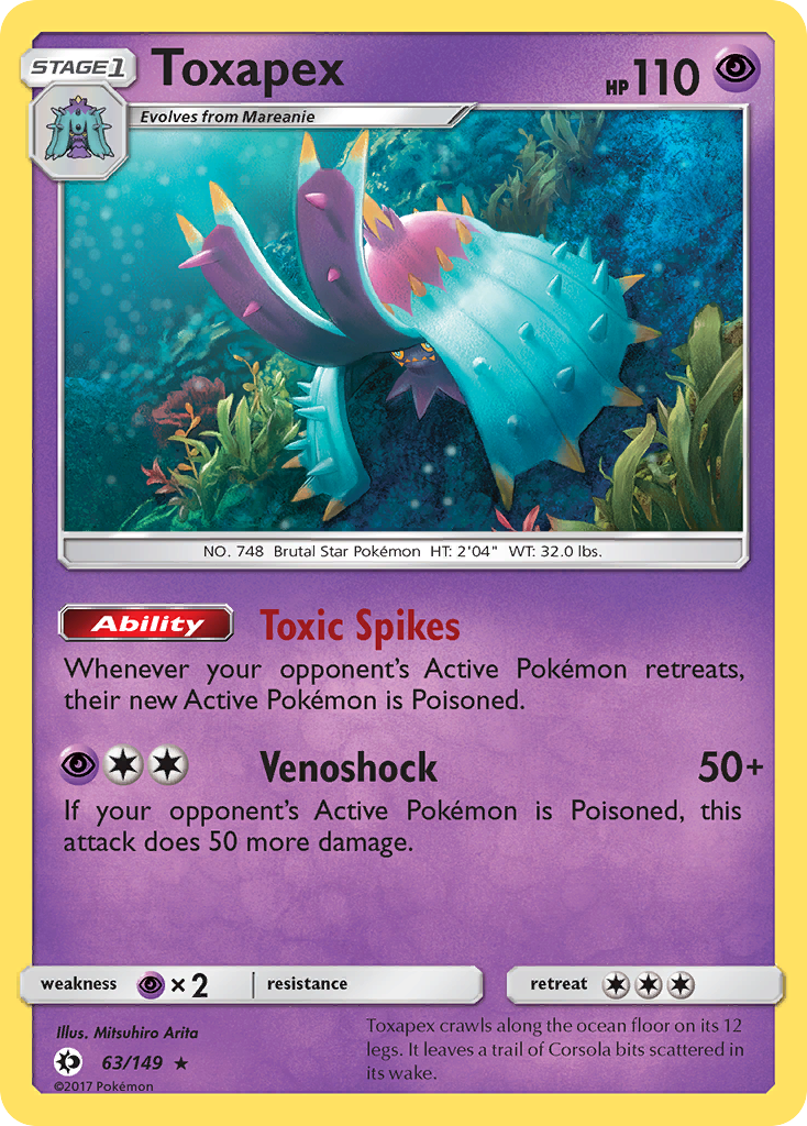 Mareanie Pokémon Card