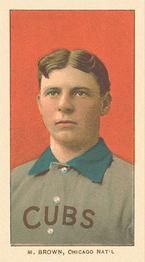 Mordecai Brown 1909-11 T206 (Sweet Caporal 150 Factory 30 back) Sports Card