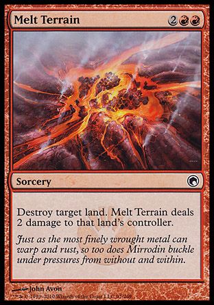 Melt Terrain (Scars of Mirrodin) Trading Card