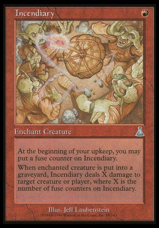 Incendiary (Urza's Destiny) Trading Card