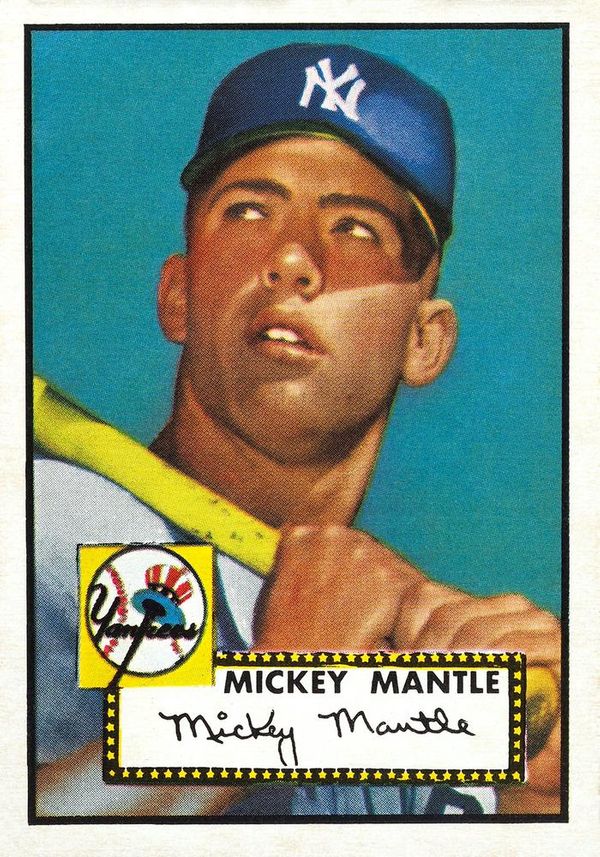 Mickey Mantle 1952 Topps #311 (Type 2)