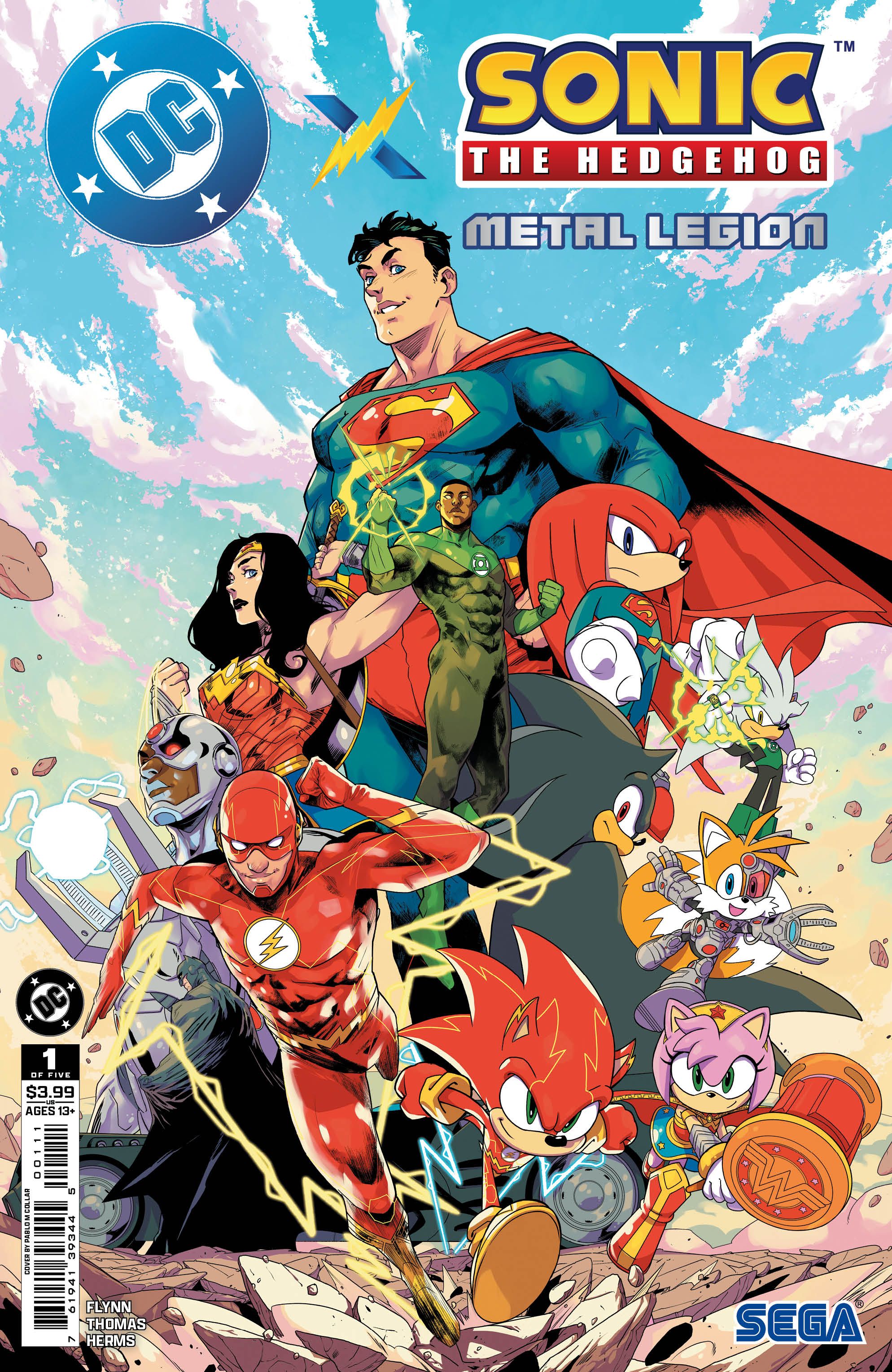 DC X Sonic The Hedgehog The Metal Legion #1 Comic