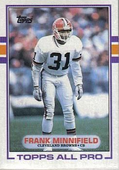 Frank Minnifield 1989 Topps #139 Sports Card
