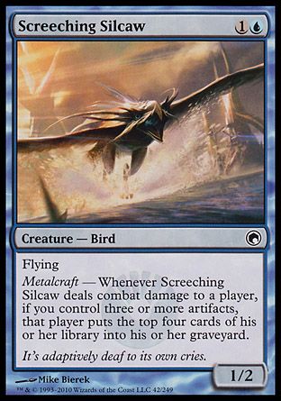 Screeching Silcaw (Scars of Mirrodin) Trading Card