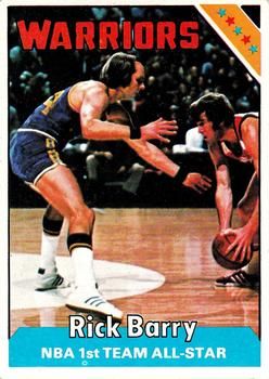 Rick Barry 1975 Topps #100 Sports Card