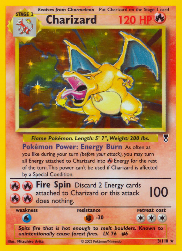 Charizard (3/110) - Legendary Collection Pokémon Card