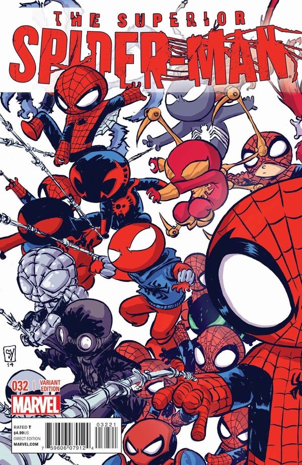Superior Spider-Man #32 (Young Interlocking A Variant Cover)