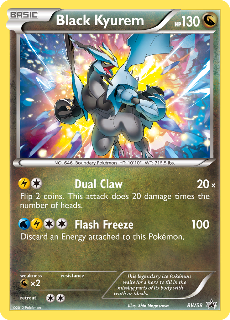 Black Kyurem Pokémon Card