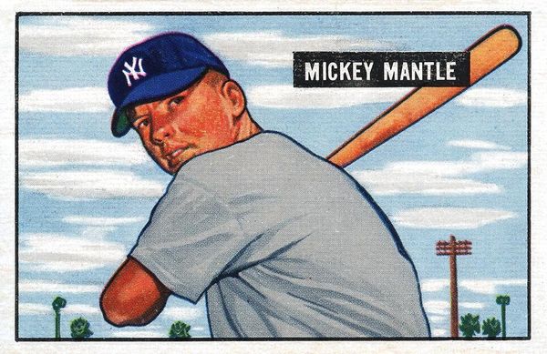 Mickey Mantle 1951 Bowman #253