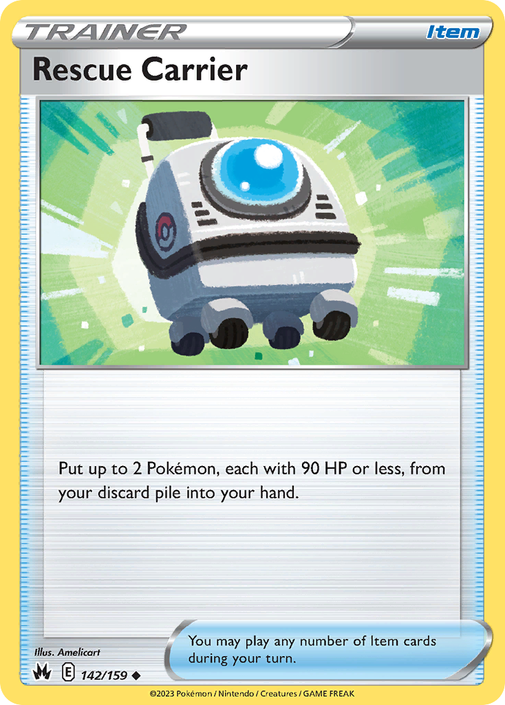 Rescue Carrier (Trainer: Item) (142/159) - Crown Zenith Pokémon Card