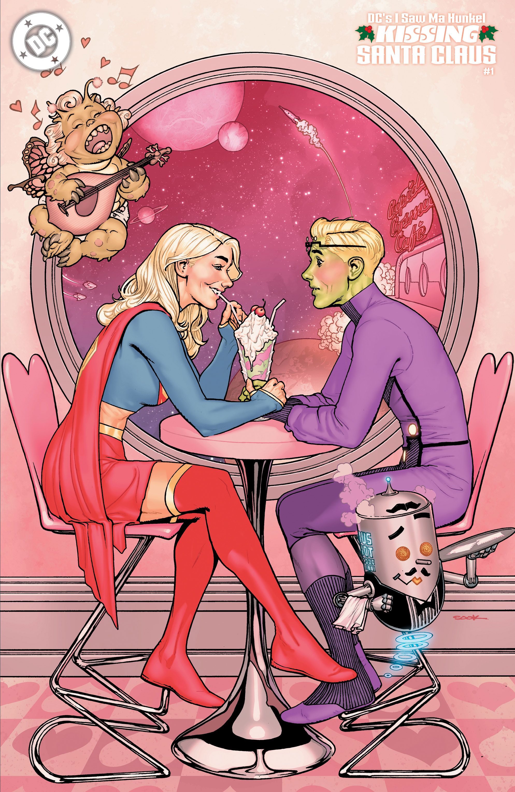 DC's I Saw Ma Hunkel Kissing Santa Claus #1 (Cvr B Ryan Sook Variant) Comic