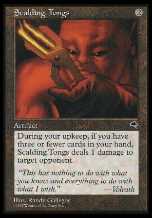 Scalding Tongs (Tempest) Trading Card