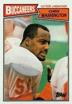 Chris Washington 1987 Topps #393 Sports Card