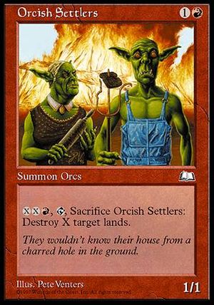 Orcish Settlers (Weatherlight)