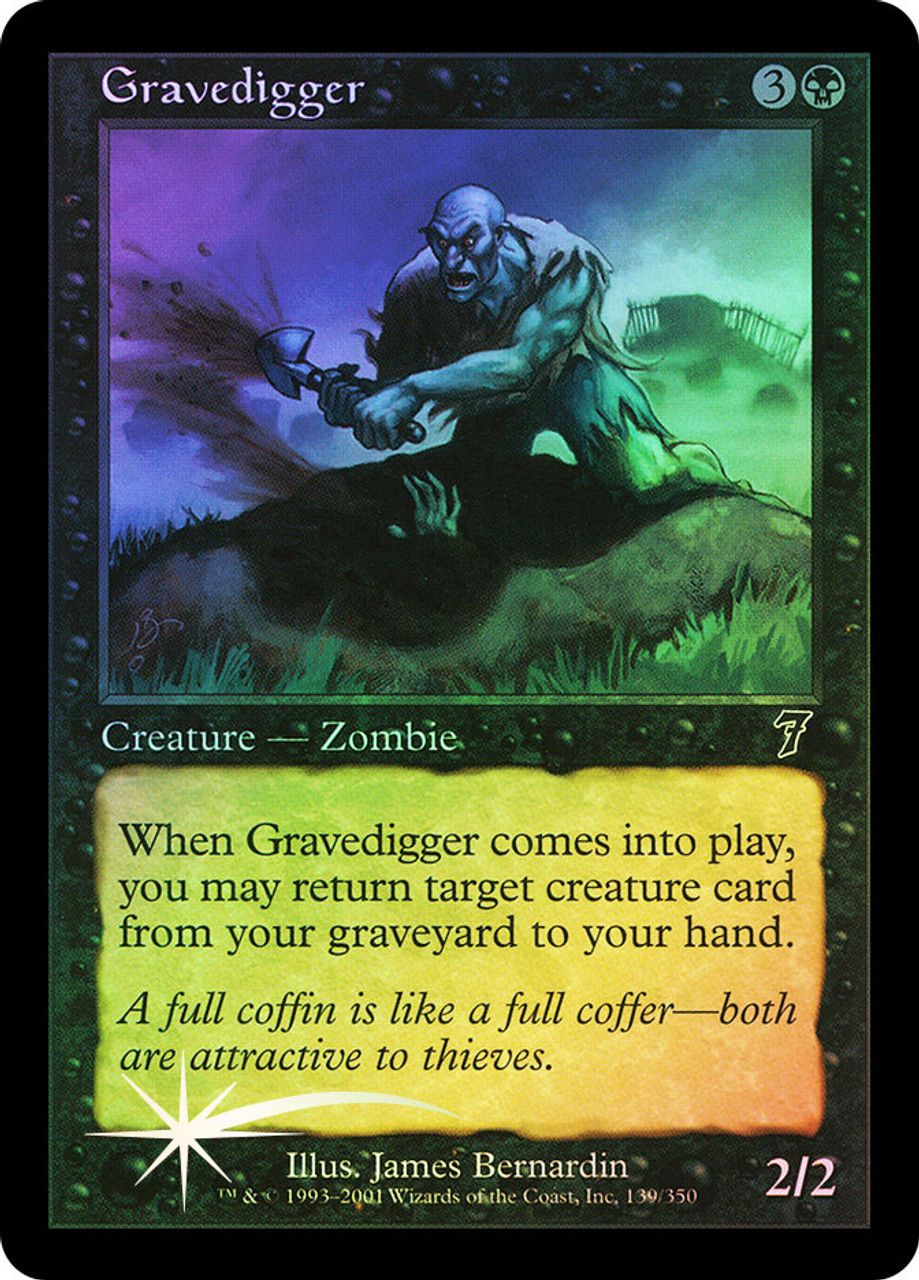 Gravedigger (7th Edition - Foil) Trading Card