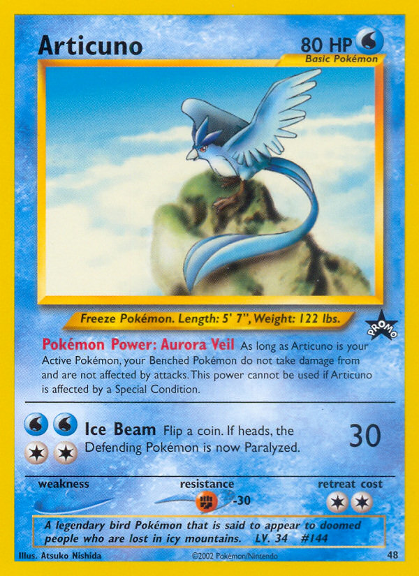 Articuno (48/53) - Wizards Black Star Promos Pokémon Card