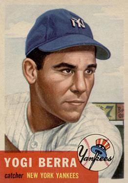 Yogi Berra 1953 Topps #104 Sports Card
