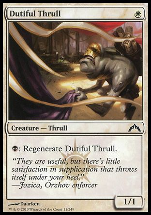 Dutiful Thrull (Gatecrash) Trading Card