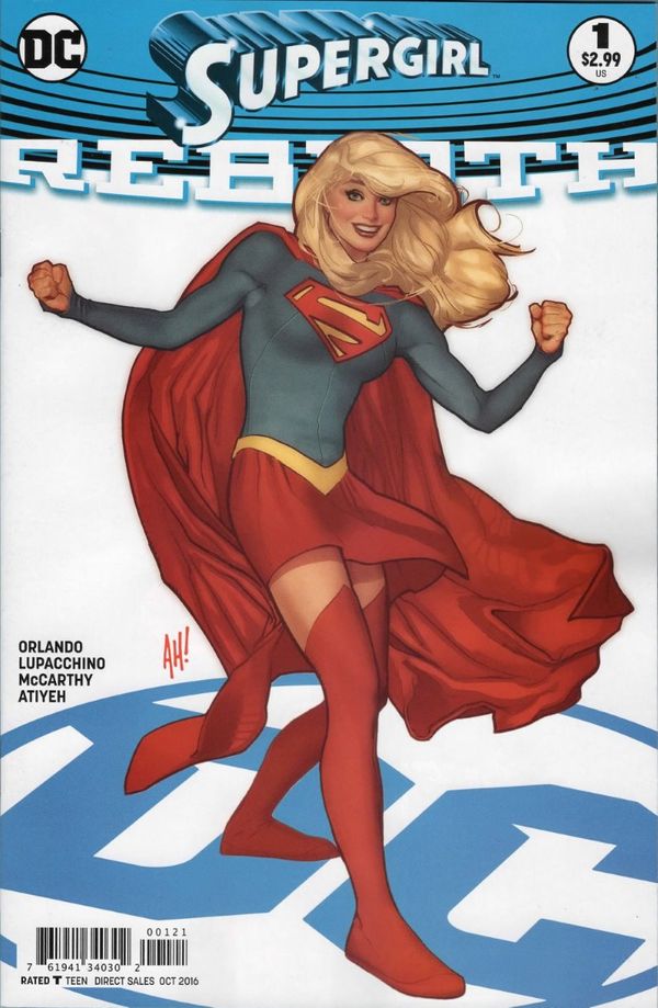 Supergirl: Rebirth #1 (Variant Cover)