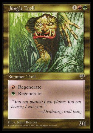 Jungle Troll (Mirage) Trading Card