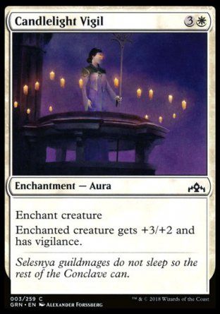 Candlelight Vigil (Guilds of Ravnica) Trading Card