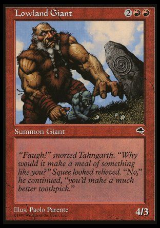 Lowland Giant (Tempest) Trading Card