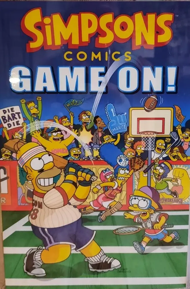 Simpsons Comics Game On #nn Comic