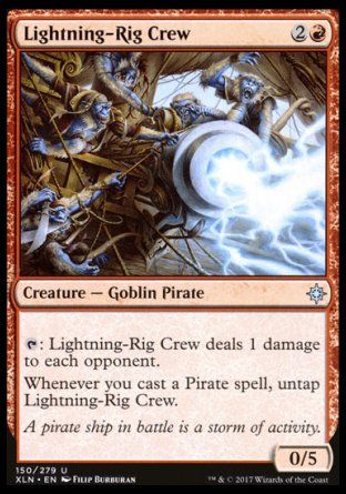 Lightning-Rig Crew (Ixalan) Trading Card