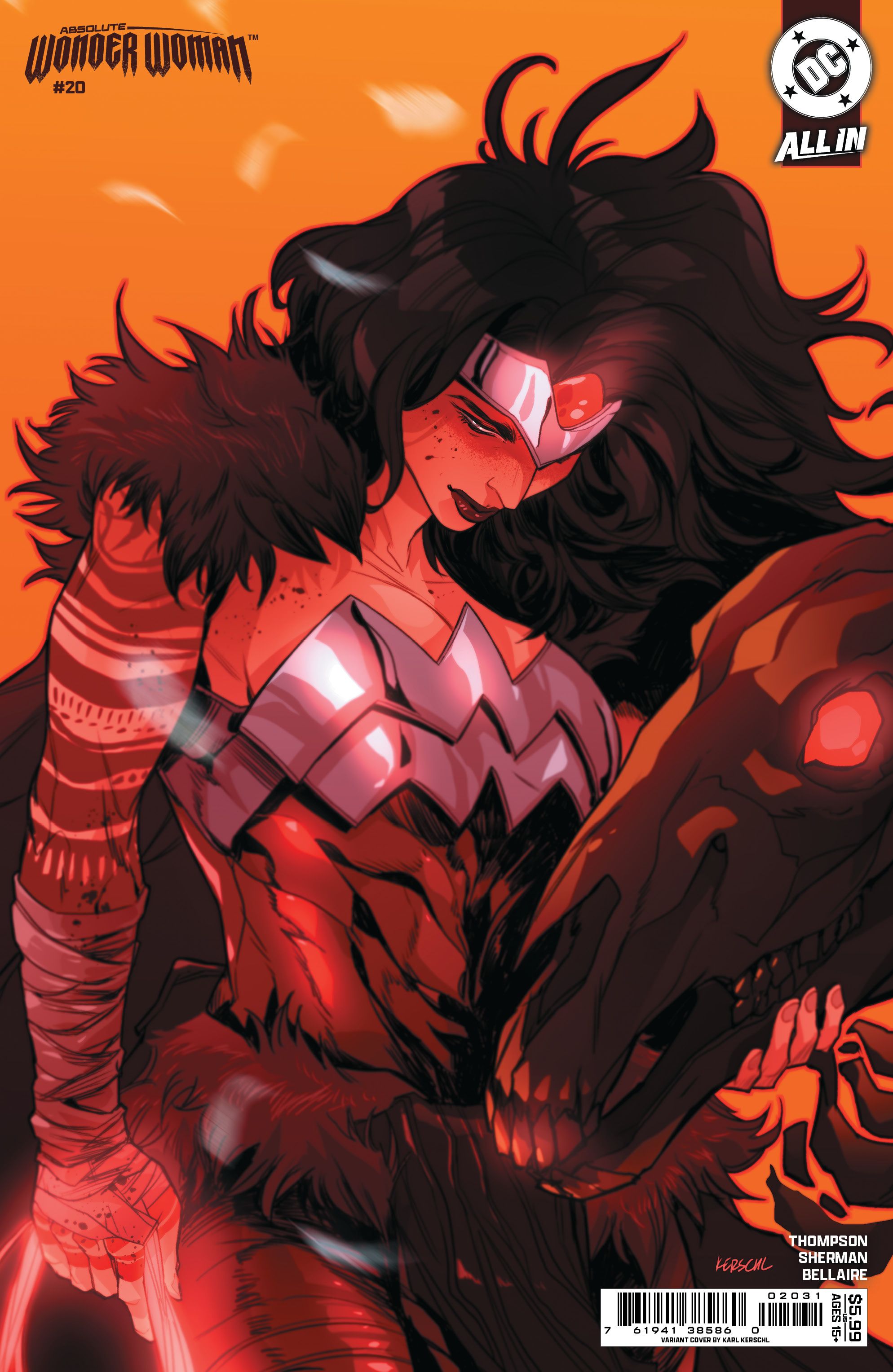 Absolute Wonder Woman #20 (Cvr C Karl Kerschl Card Stock Variant) Comic