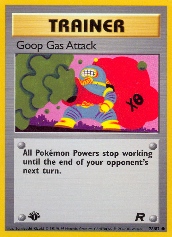 Goop Gas Attack (78/82) - Team Rocket (1st Edition) Pokémon Card