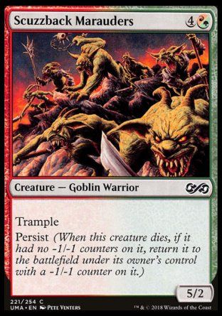 Scuzzback Marauders (Ultimate Masters) Trading Card